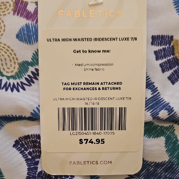Fabletics Gold Leggings - Picture 6 of 9
